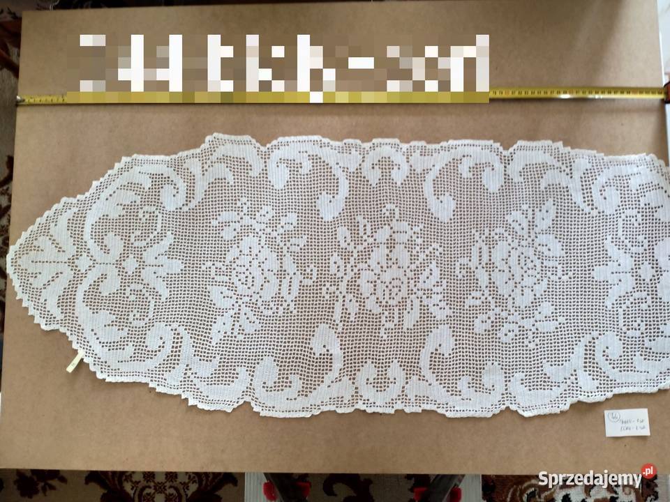 Nowa serweta ręcznie wykonana na szydełku 120x45 inny kolor Bielsko-Biała sprzedam