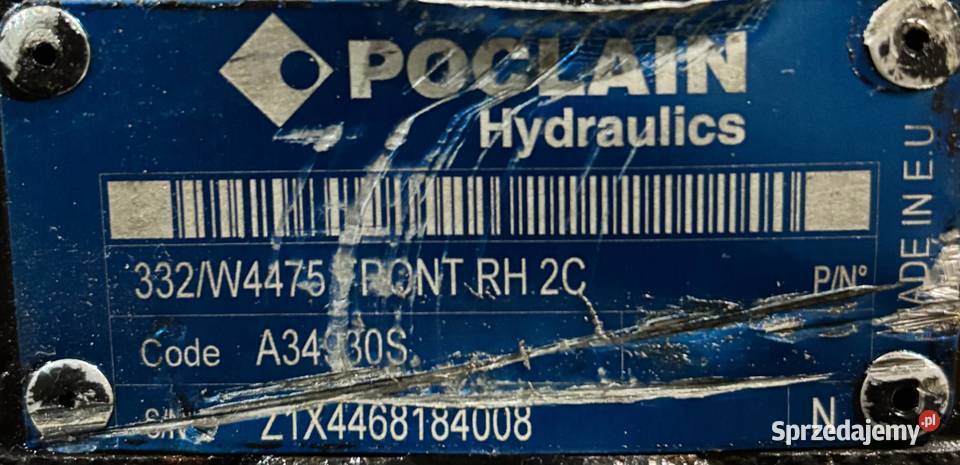 JCB 332W4475 Poclain A34930S Silnik hydrauliczny Poznań