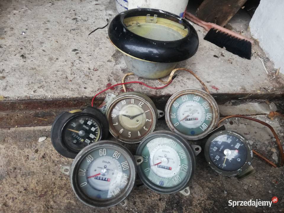 Zegary lampa syrena licznik prl Żuk nysa
