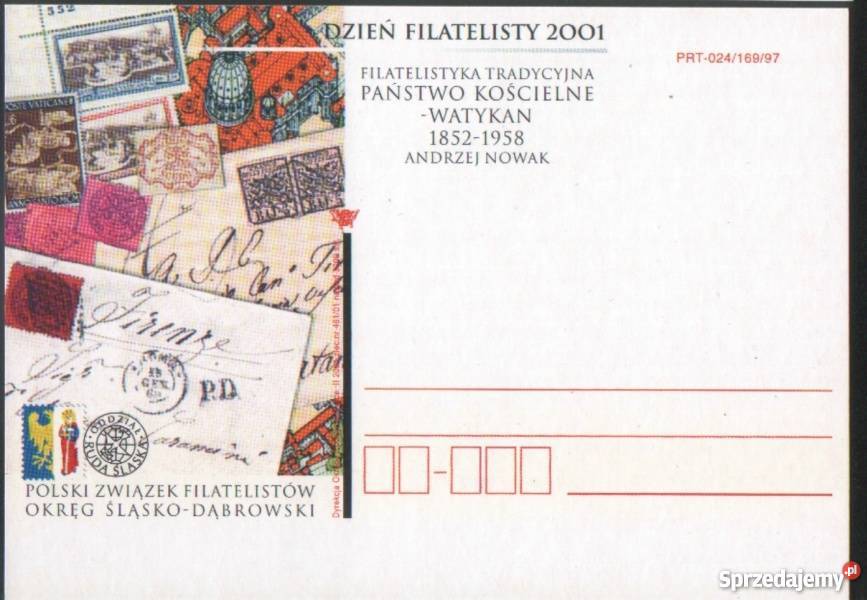 Kartki okol 2 Dzień Filatel 2001 Gliwice