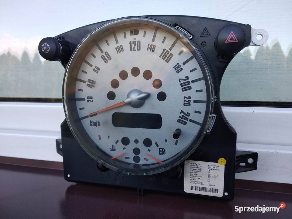 Mini Cooper R50 licznik zegary prędkościomierz Liczniki i zegary Sieradz