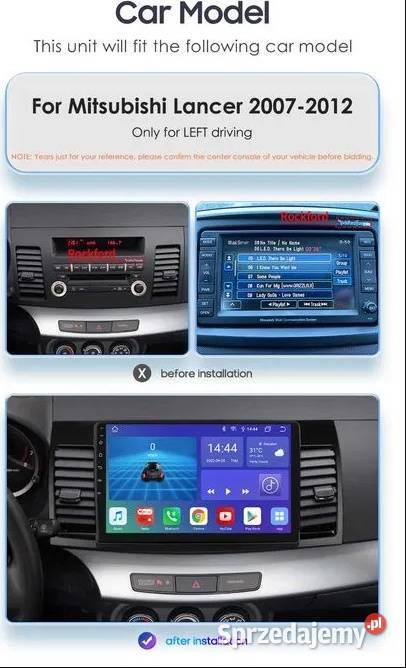 Radio Android 13 Mitsubishi Lancer 20072017r Ożarowice sprzedam