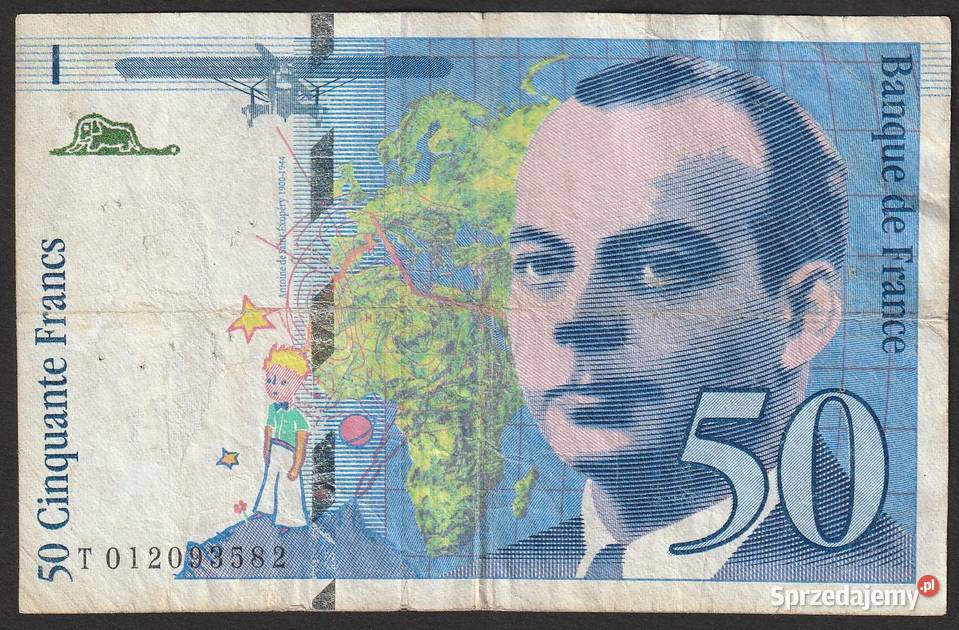 FRANCJA 50 FRANKÓW 1993 de SaintExupery T sprzedam