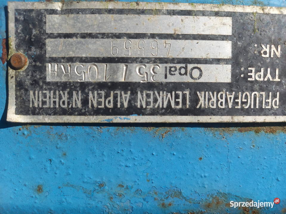 Pług 3 skibowy Lemken