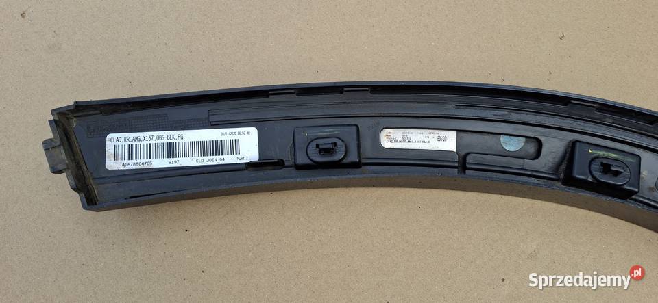 MERCEDES GLE W167 AMG LISTWA NAKŁADKA BŁOTNIKA Bieleń