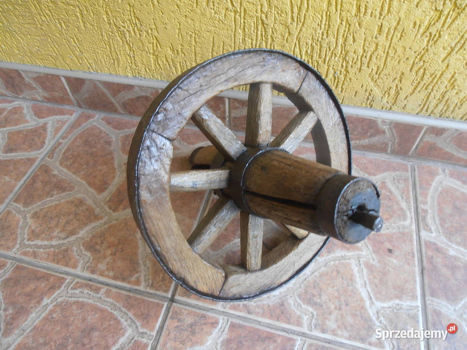 Koło drewniane dekoracja Kielce
