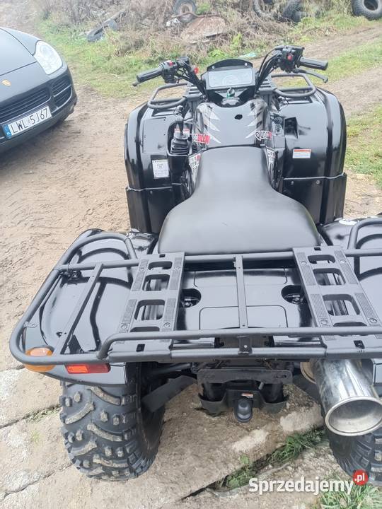cf moto 500 4x4 czarny transport caly kraj nieuszkodzony