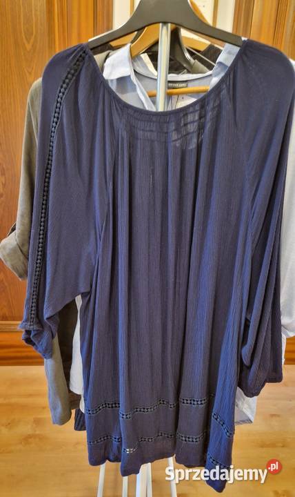 Damska letnia bluzka indyjska granatowa 4618 Odzież damska Lublin