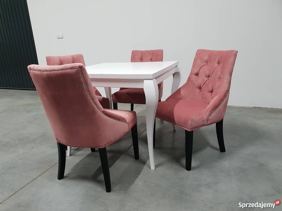 Krzesło tapicerowane chesterfield eleganckie z Toruń