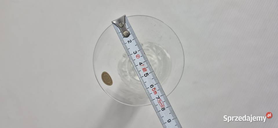 Kryształowy Wazon na Stopce Vintage Niemiecki 24 Biłgoraj