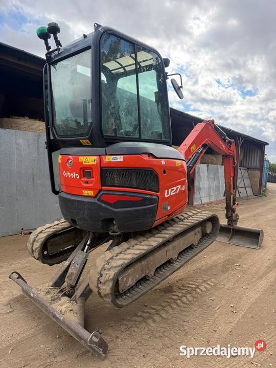 Minikoparka Kubota u274 2022 r 1400 mth Rzeszów