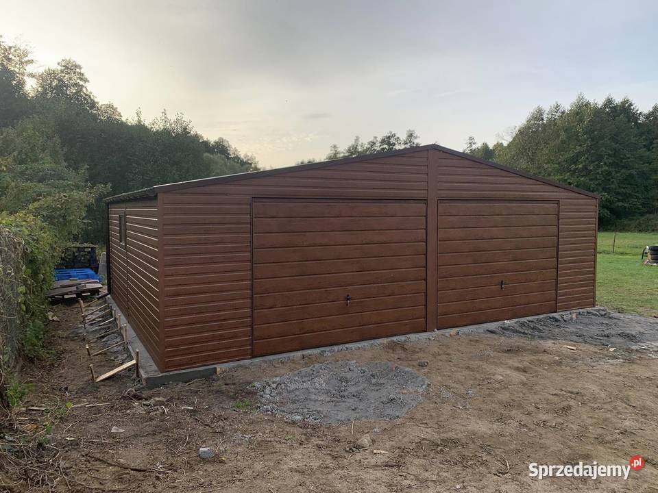 Garaż garaże blaszane profil zamknięty producent kujawsko-pomorskie Brodnica
