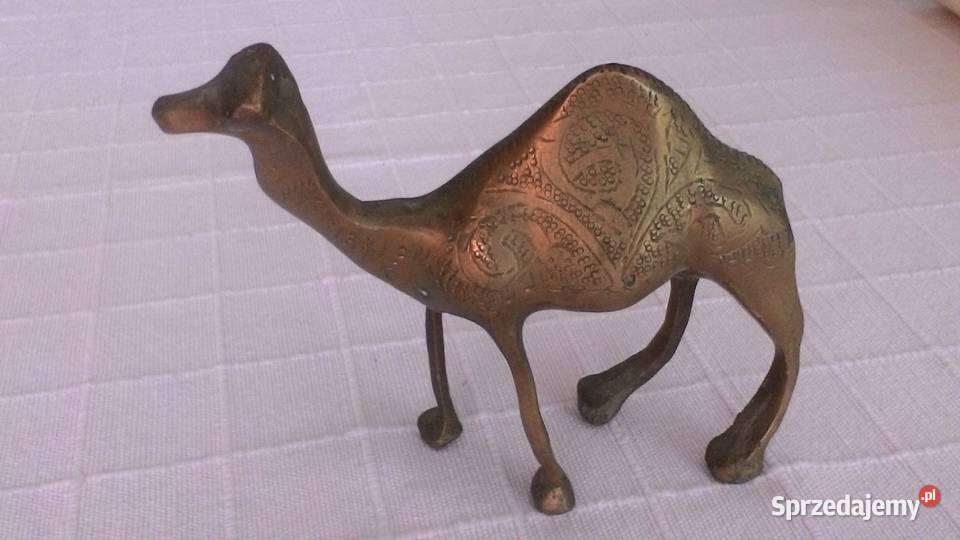 Taca metalowa Dzwonek stojąc szklany mosiężny i Płońsk