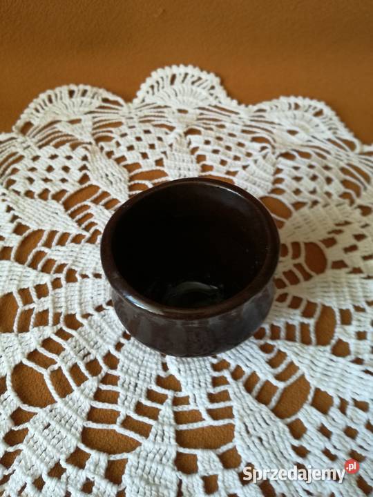 Małe naczynie glinianeśrednica otworu 45Cepelia Łódź sprzedam