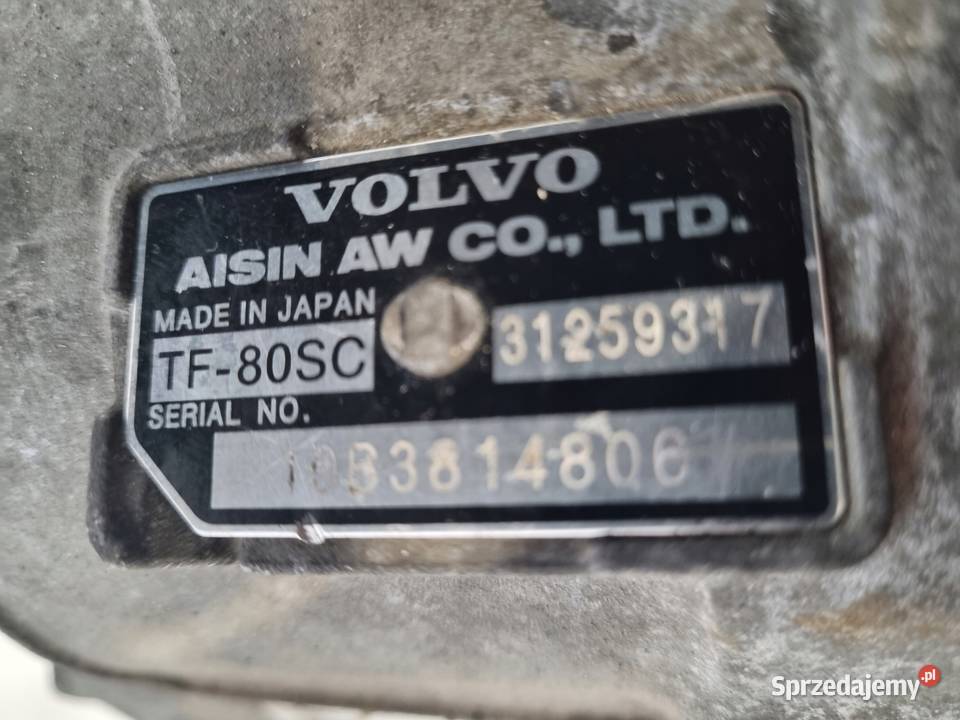 SKRZYNIA BIEGÓW Volvo XC90 I 24 D5 185 31259317 Chełm