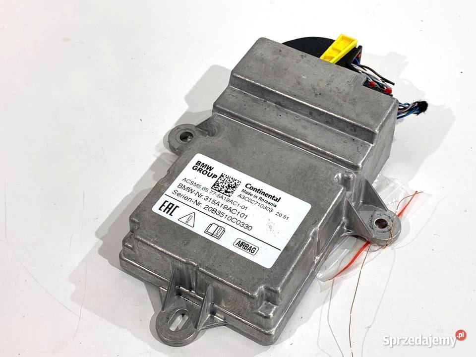 SENSOR AIRBAG BMW G30 5A19AC1 CZUJNIK PODUSZKI podkarpackie
