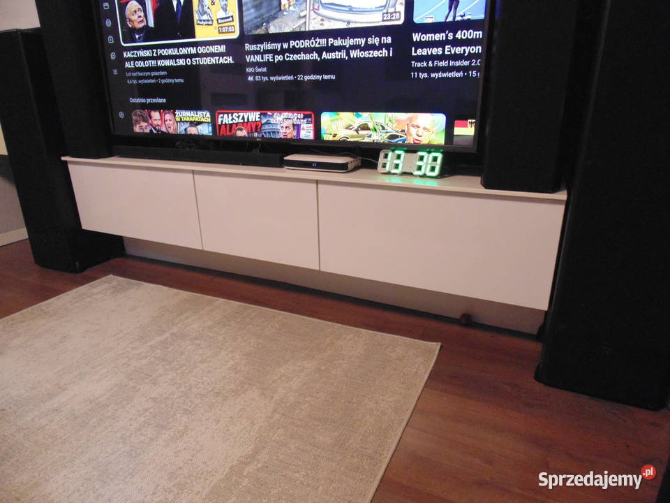 Meblościanka tv biały połysk Kraków sprzedam