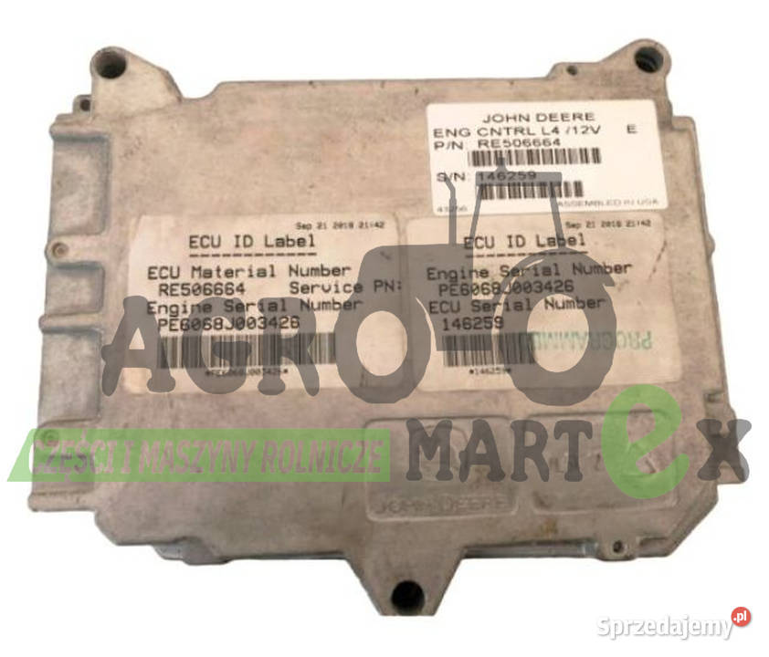 RE506664 STEROWNIK SILNIKA ECU JD