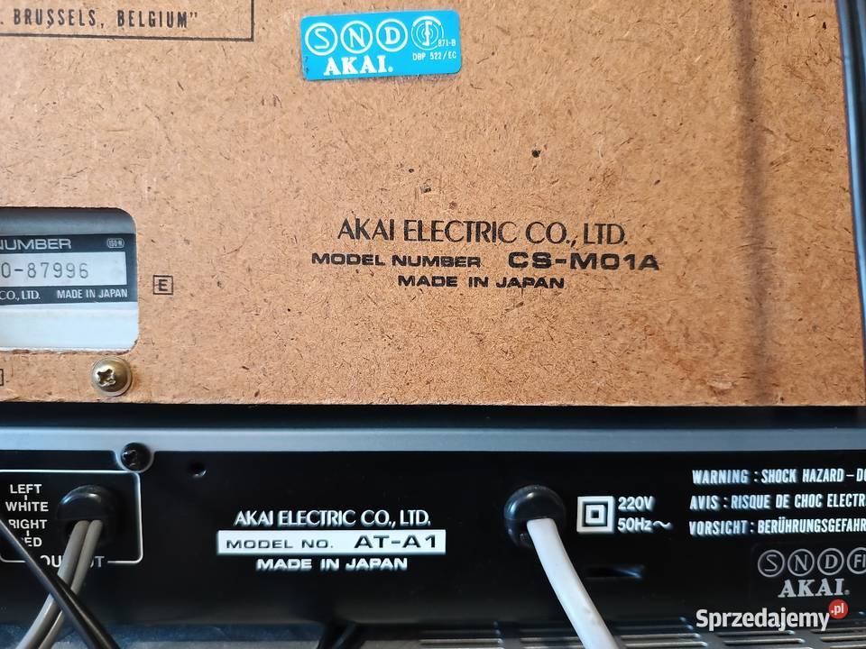 Zestaw Vintage AKAI Gdynia