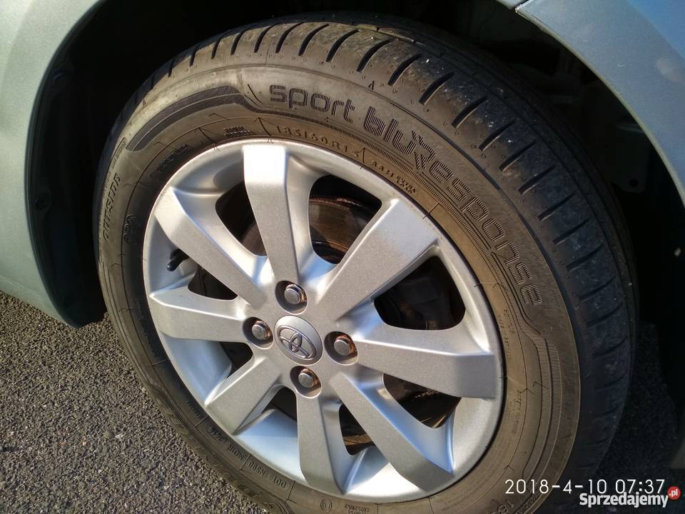 Toyota Yaris BEZWYPADKOWA 13 Czujniki parkowania Rok produkcji 2008 Kleczew sprzedam