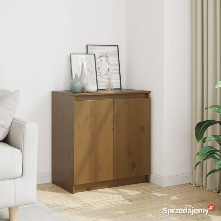 Szafka boczna miodowy brąz 60x36x65 lite drewno mazowieckie Warszawa
