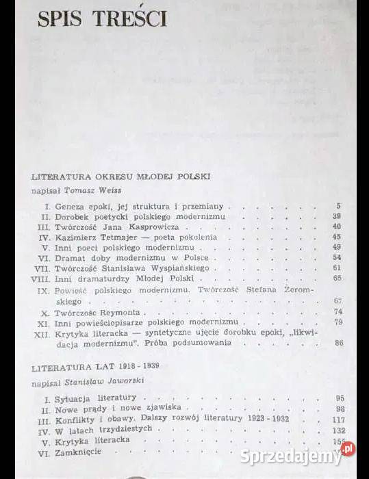 Historia literatury polskiej w zarysie Tom 2 M Rok wydania 1988 Chełm