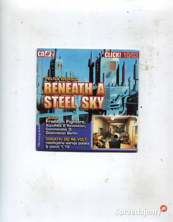 Beneath a Steel Sky Pełna wersja Komputerowe PC Szczecin sprzedam