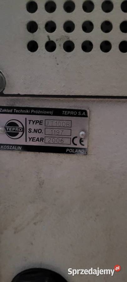 Pompa próżniowa TEPRO AT 100B Pozostałe małopolskie Sułkowice