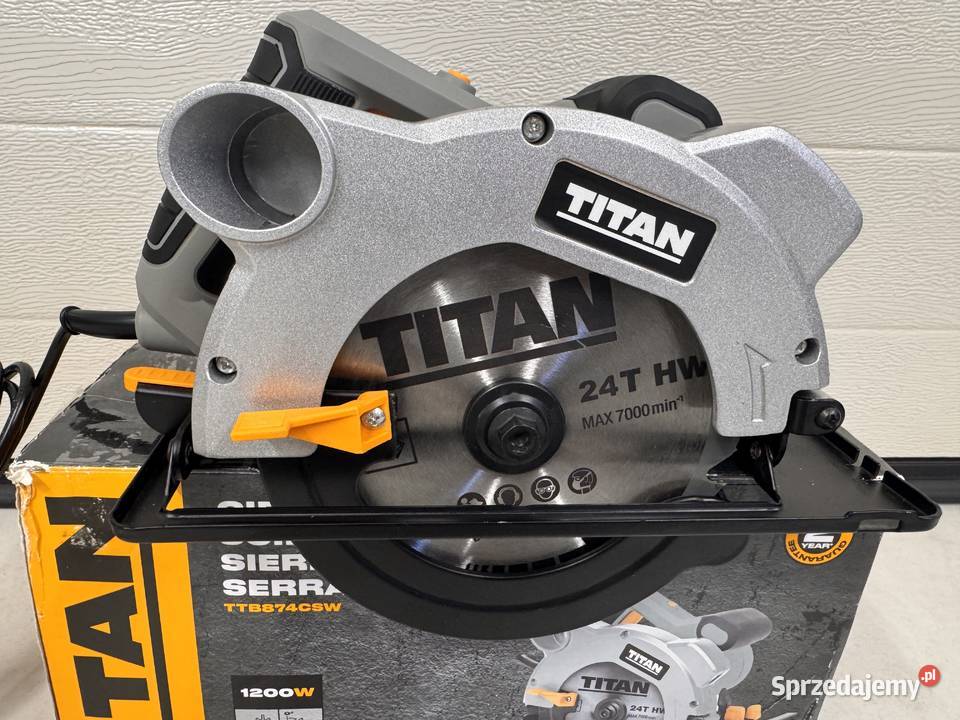 Piła tarczowa Titan 165mm 1200W 2025r pilarka łódzkie