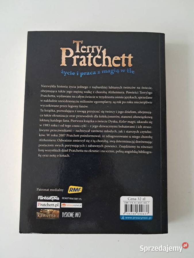Książka Terry Pratchett Życie i praca z magią w małopolskie Kraków