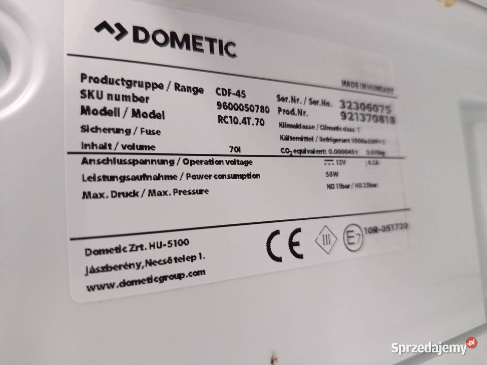 Lodówka turystyczna do kampera przyczepy łodzi Pruszków sprzedam