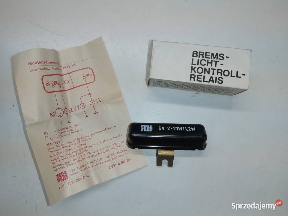 Trabant 601 Nowy przekaźnik moduł sterujący mazowieckie Piaseczno sprzedam