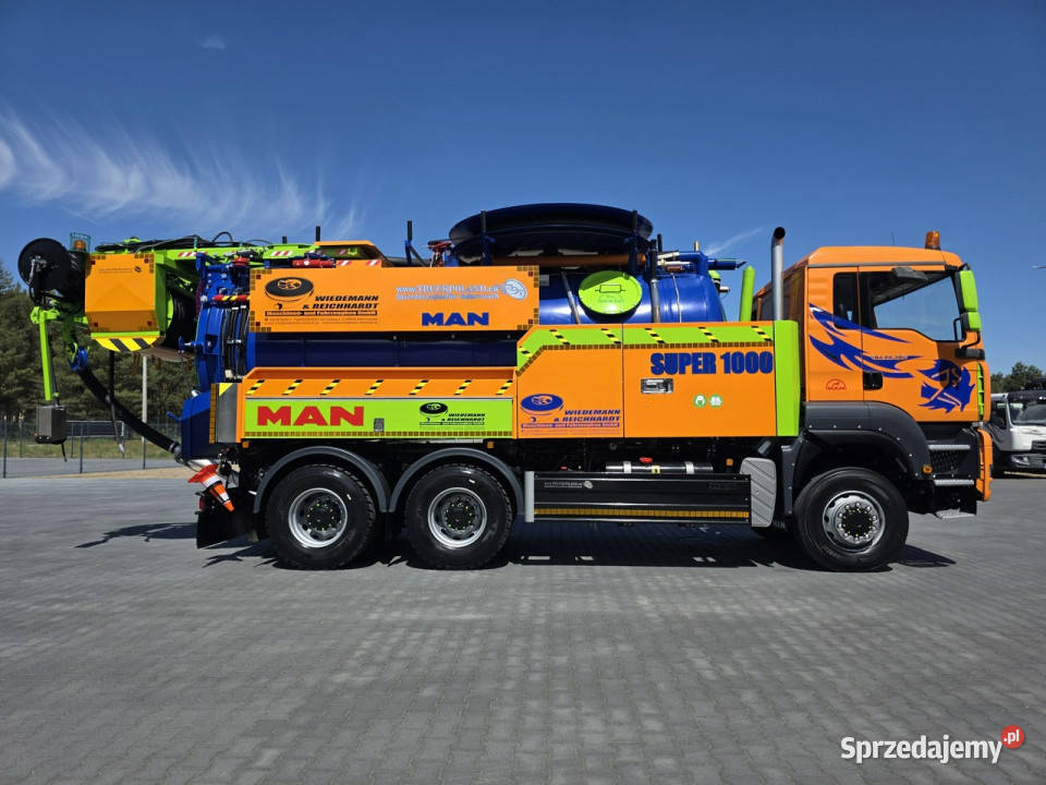 MAN Wiedemann SUPER 1000 6x6 WUKO RECYKLING do 390KM Daleszyce sprzedam