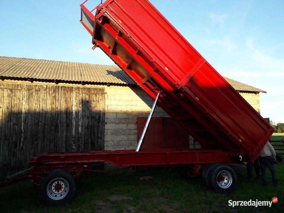 dyszel resorowany przyczepy tandem Białoskóry