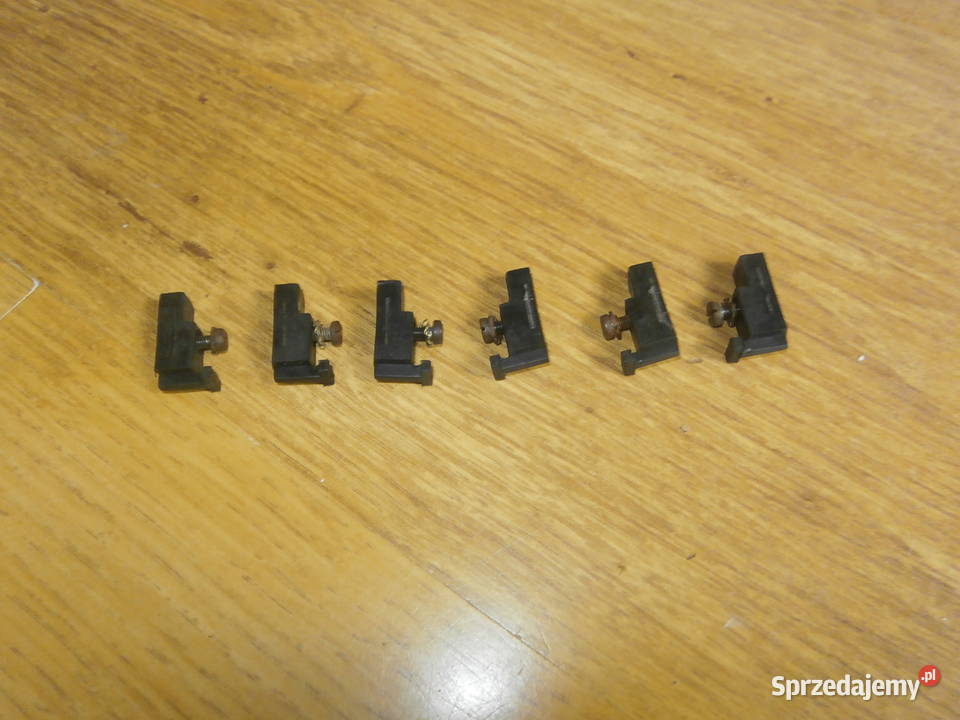 Gramofon UNITRA G 8010 zapinki spodu komplet 6 Łódź