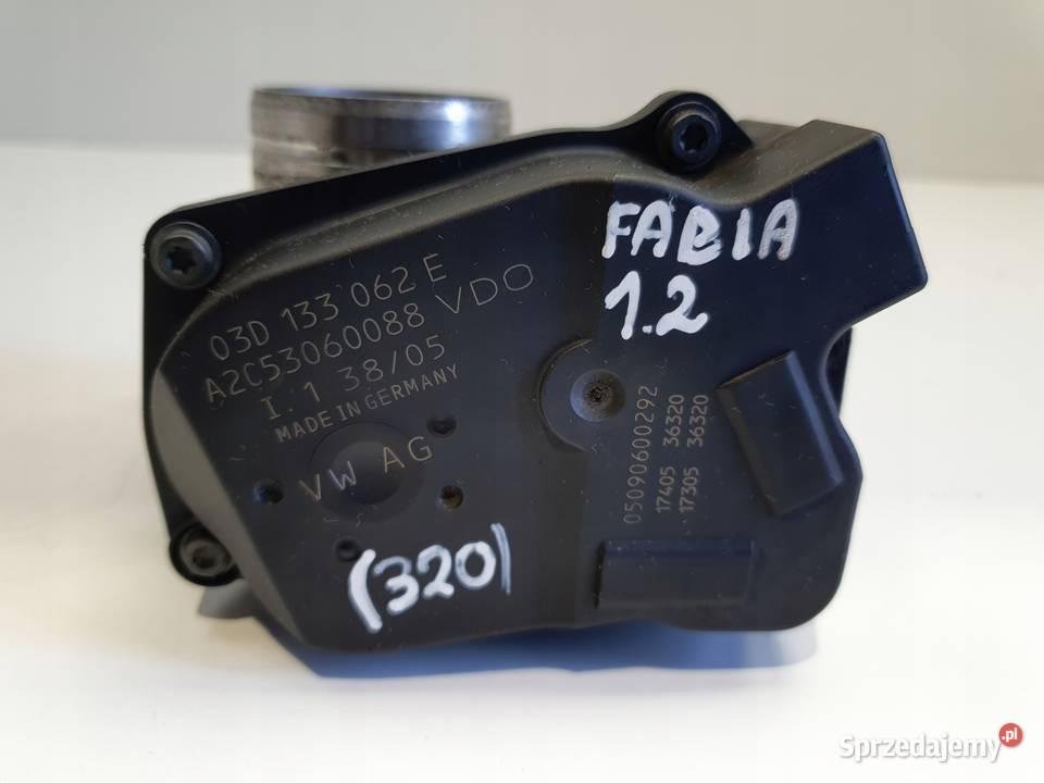 PRZEPUSTNICA VW Polo IV Skoda Fabia II 12 6V