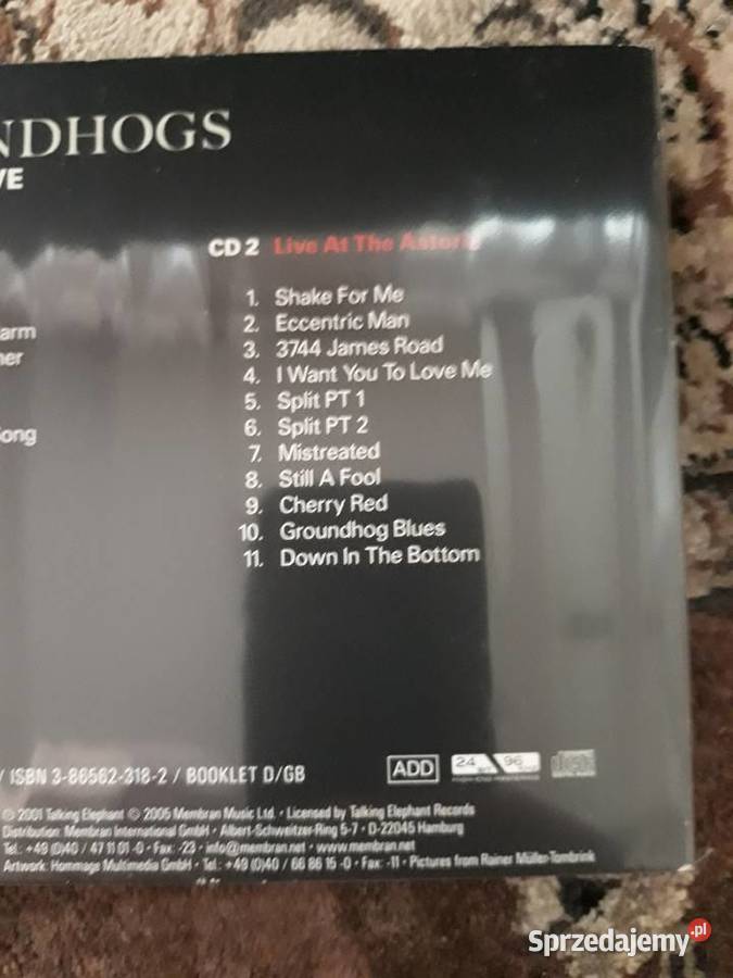 GROUNDHOGS Jokers Grave 2 CD made in Germany Muzyka podkarpackie Rzeszów