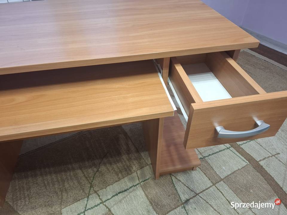Biurko szkolne komputerowe kolor buk 135 x 60 x Rudniki
