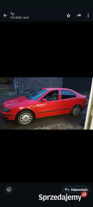 Seat toledo 2 sedan czerwony sprzedam