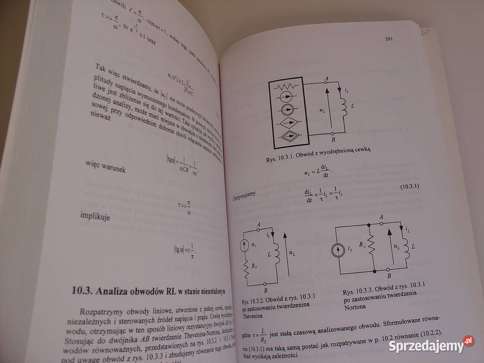 Teoria obwodów część 1 M Tadeusiewicz Rok wydania 2003 Łódź