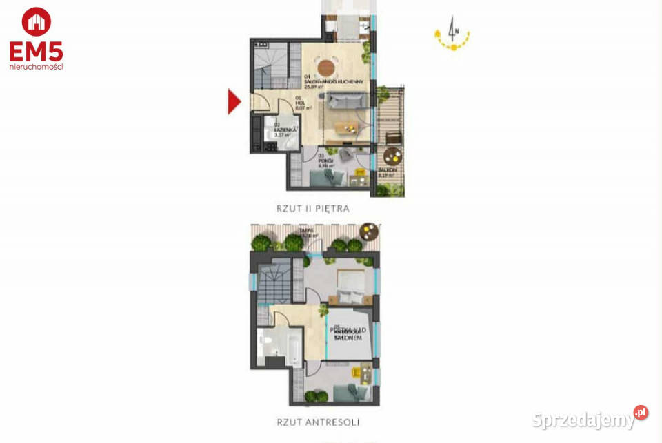 Sprzedam mieszkanie Białystok 80m2 4 pokoje podlaskie