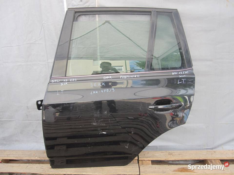 BMW X3 E83 04r drzwi lewe tył osobowe świętokrzyskie sprzedam
