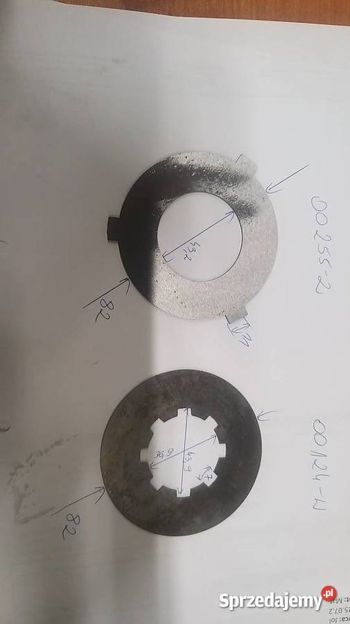 Płytki sprzęgłowe do frezarki 6P12 Kraków