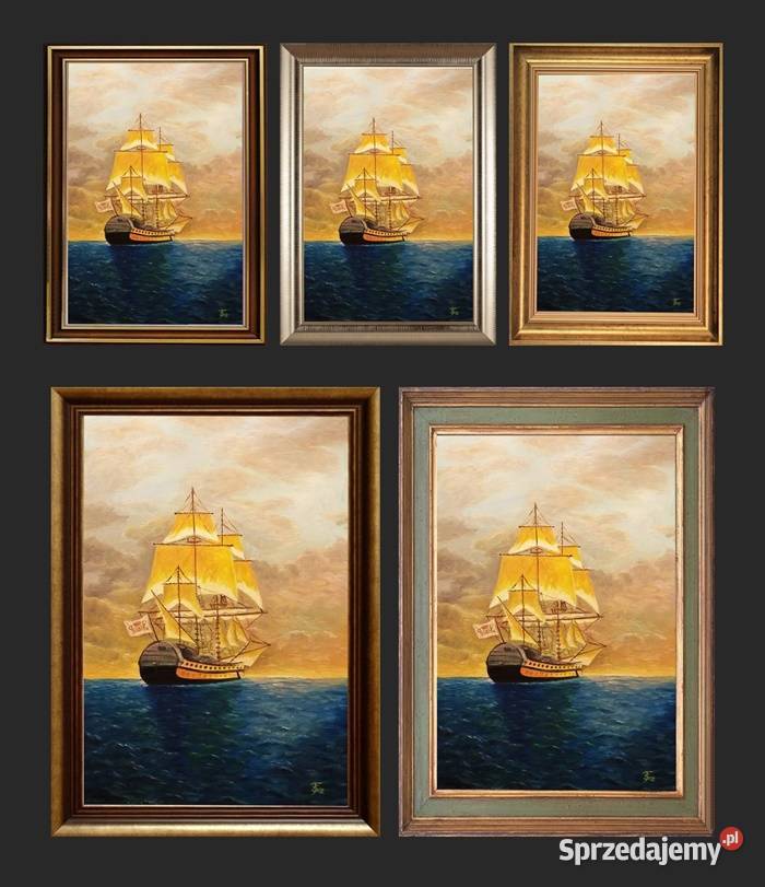 Obraz olejny Żaglowiec Lublin