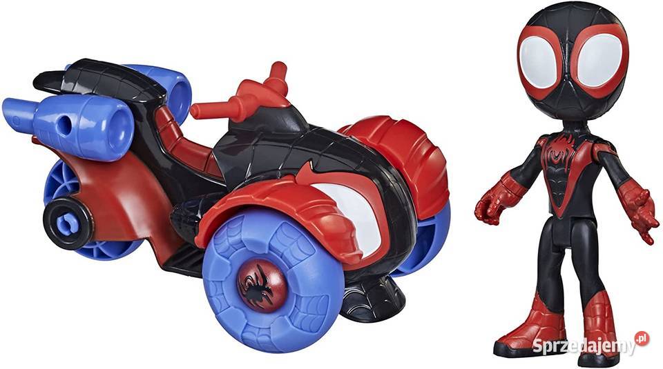 Figurka Miles Morales Spider Pojazd Techno Racer 3 lata+ Mogilany