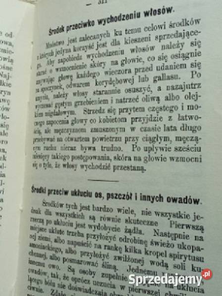 Teka oszczędnych wskazówek S Rewieński rep 1887 Łódź