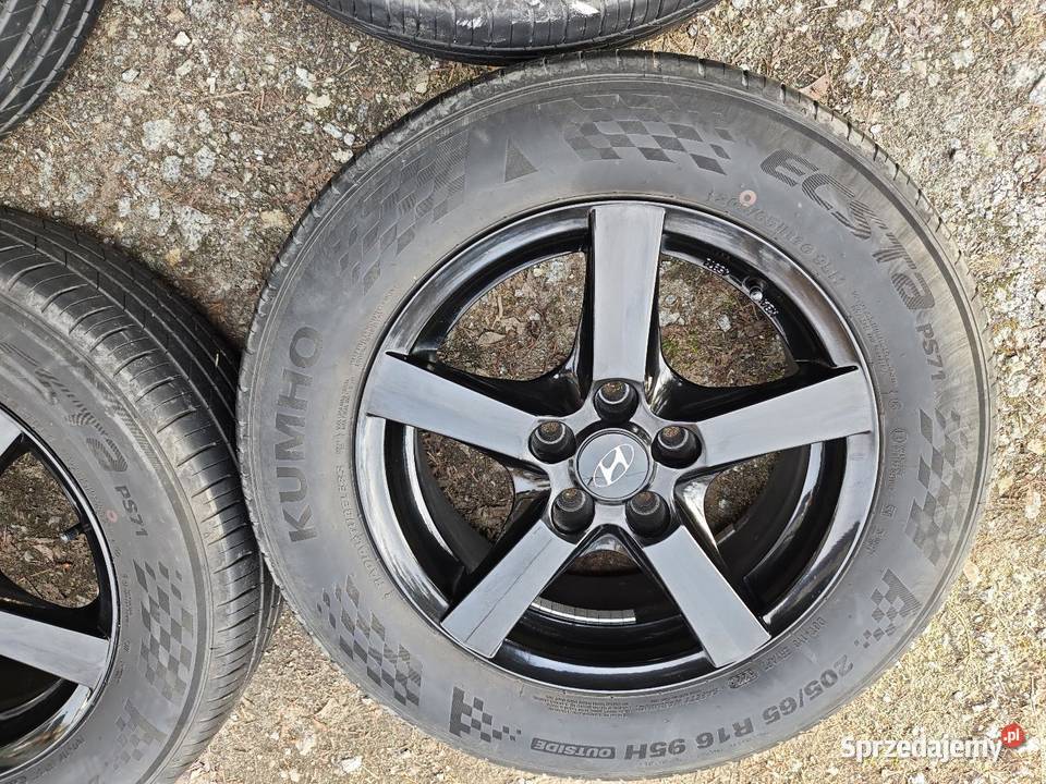 Koła felgi aluminiowe 16 5x1143 Hyundai opony Dobroszyce