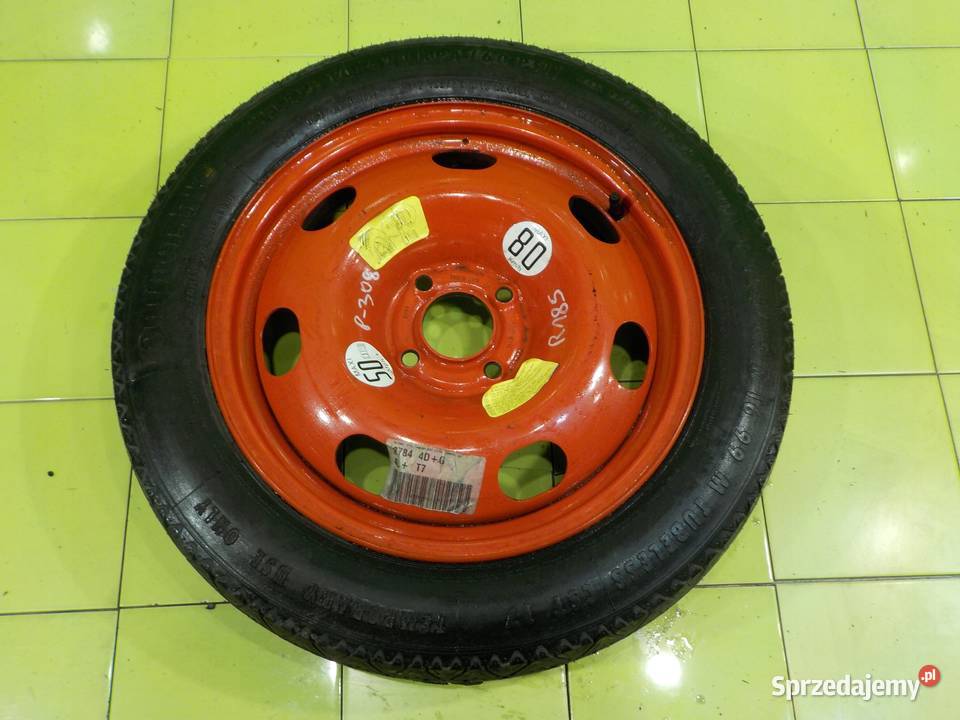 PEUGEOT 308 kolo dojazdowe 1258516 4x108 Samochodowe mazowieckie Suków sprzedam