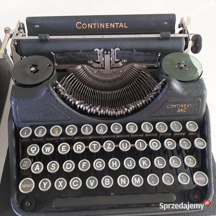 Maszyna do pisania Continental 1931 1940 z sprzedam