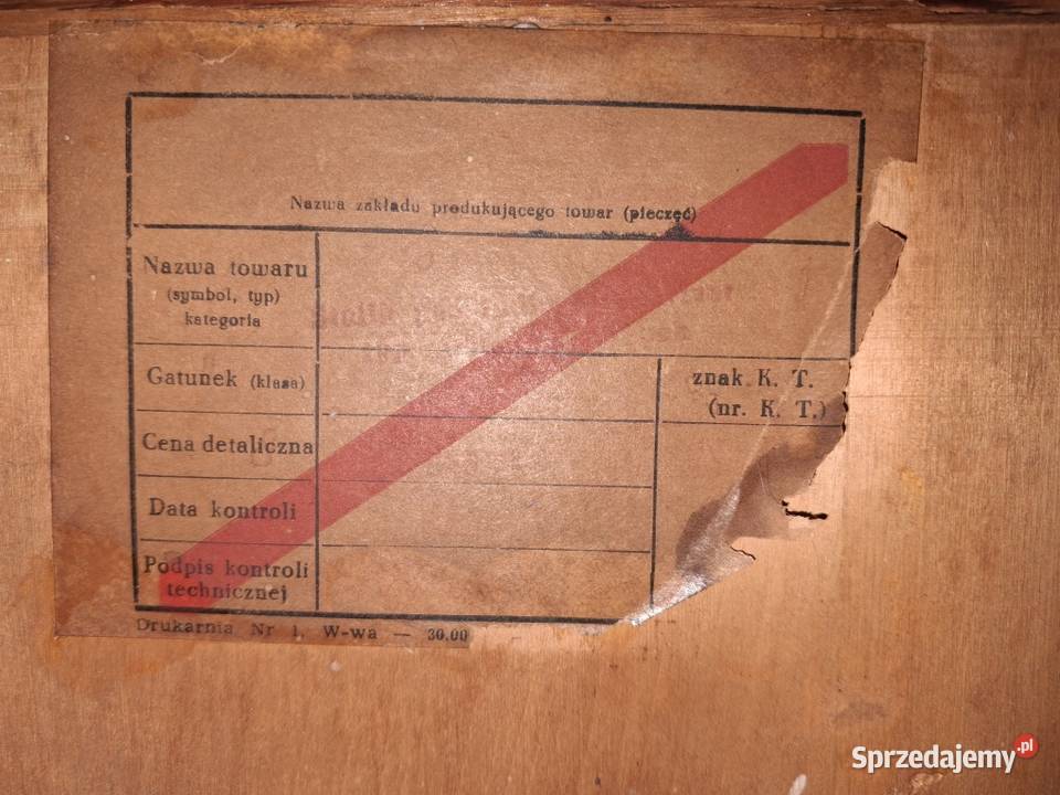 Stolik RTV z PRLu Wrocław